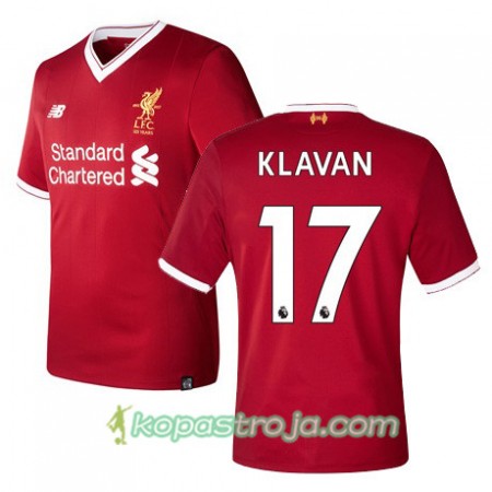 Billiga Fotbollströjor Liverpool KLAVAN 17 Hemma tröja 2017/18 Kortärmad