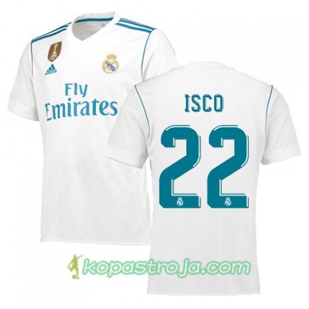 Billiga Fotbollströjor Real Madrid ISCO 22 Hemma tröja 2017/18 Kortärmad