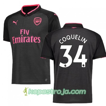 Billiga Fotbollströjor Arsenal COQUELIN 34 Tredje tröja 2017/18 Kortärmad