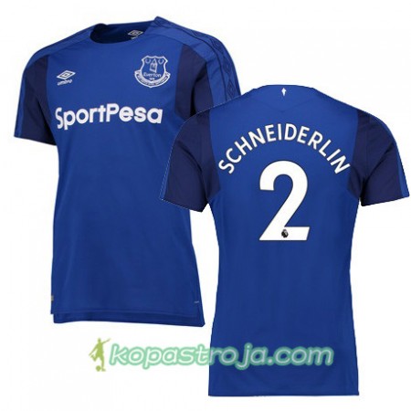 Billiga Fotbollströjor Everton SCHNEIDERLIN Hemma tröja 2017/18 Kortärmad