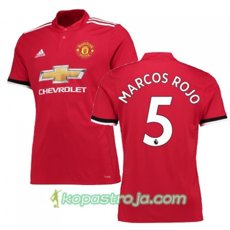 Billiga Fotbollströjor Manchester United MARCOS ROJO 5 Hemma tröja 2017/18 Kortärmad