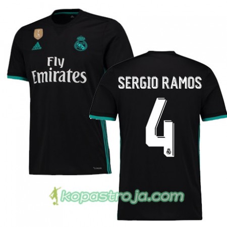 Billiga Fotbollströjor Real Madrid SERGIO RAMOS 4 Borta tröja 2017/18 Kortärmad