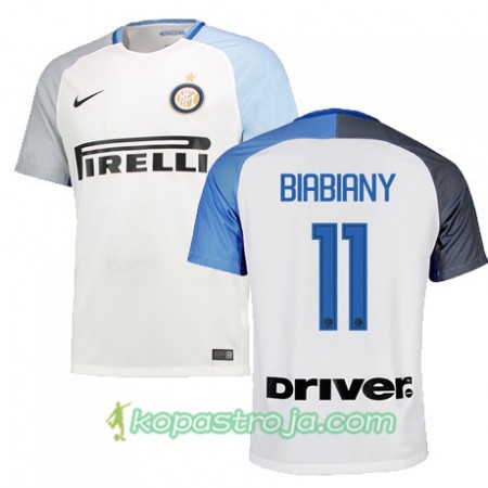 Billiga Fotbollströjor Inter BIABIANY 11 Borta tröja 2017/18 Kortärmad