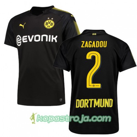 Billiga Fotbollströjor Borussia Dortmund ZAGADOU 2 Borta tröja 2017/18 Kortärmad