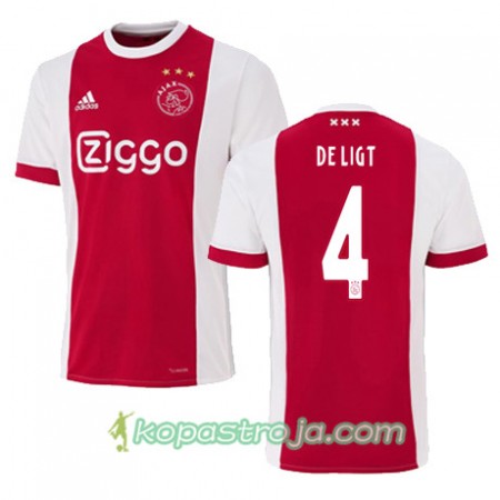 Billiga Fotbollströjor AFC Ajax Matthijs de Ligt 4 Hemma tröja 2017/18 Kortärmad