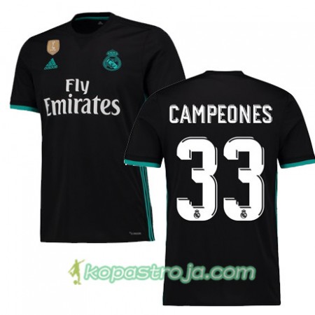Billiga Fotbollströjor Real Madrid Campeones 33 Borta tröja 2017/18 Kortärmad