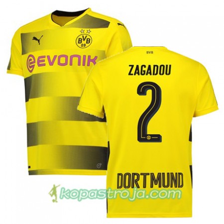 Billiga Fotbollströjor Borussia Dortmund ZAGADOU 2 Hemma tröja 2017/18 Kortärmad