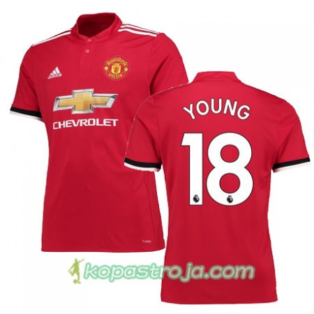 Billiga Fotbollströjor Manchester United YOUNG 18 Hemma tröja 2017/18 Kortärmad