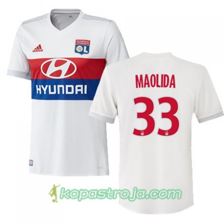Billiga Fotbollströjor Olympique Lyonnais MYZIANE MAOLIDA 33 Hemma tröja 2017/18 Kortärmad
