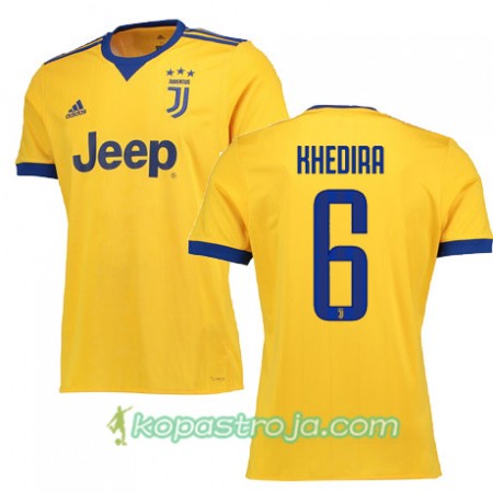 Billiga Fotbollströjor Juventus KHEDIRA 6 Borta tröja 2017/18 Kortärmad