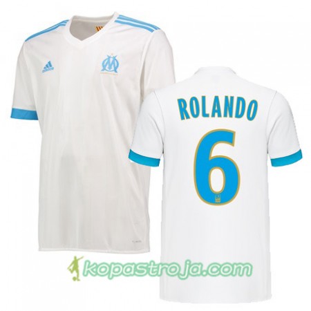 Billiga Fotbollströjor Olympique de Marseille ROLANDO 6 Hemma tröja 2017/18 Kortärmad