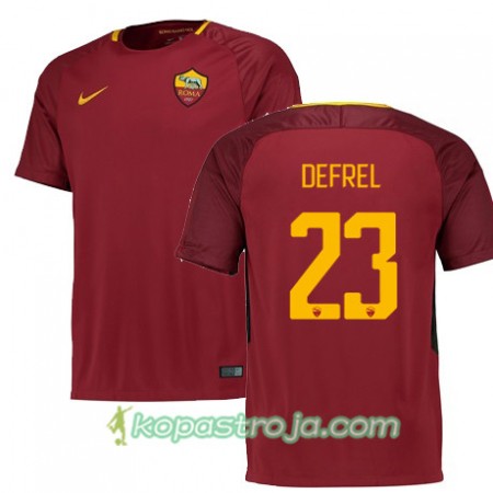 Billiga Fotbollströjor AS Roma DEFREL 23 Hemma tröja 2017/18 Kortärmad