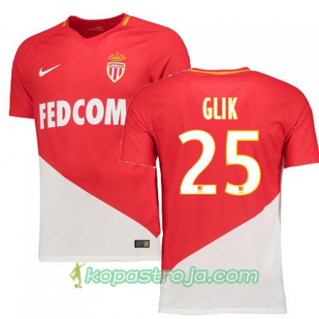 Billiga Fotbollströjor AS Monaco KAMIL GLIK 25 Hemma tröja 2017/18 Kortärmad