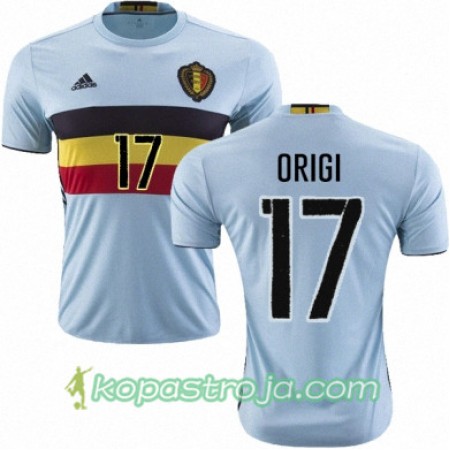 Billiga Fotbollströjor Belgien DIVOCK ORIGI Borta tröja Euro 2016
