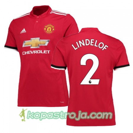 Billiga Fotbollströjor Manchester United LINDELOF 2 Hemma tröja 2017/18 Kortärmad