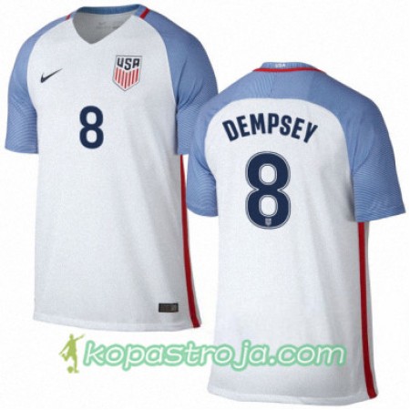 Billiga Fotbollströjor USA CLINT DEMPSEY Hemma tröja 2016/17 Kortärmad