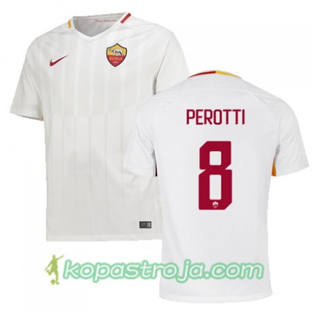 Billiga Fotbollströjor AS Roma PEROTTI 8 Borta tröja 2017/18 Kortärmad