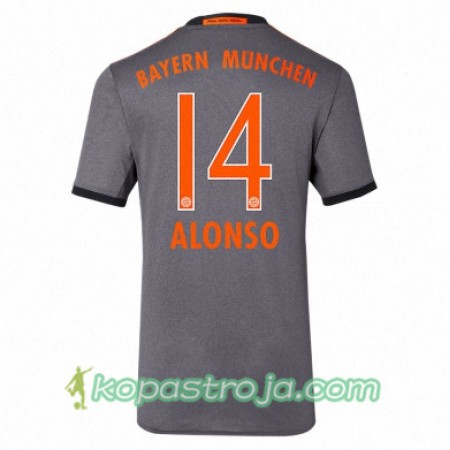 Billiga Fotbollströjor FC Bayern München ALONSO 14 Borta tröja 2017/18 Kortärmad