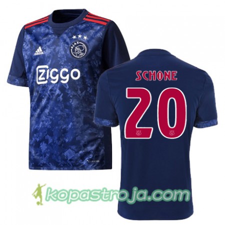 Billiga Fotbollströjor AFC Ajax LASSE SCHONE 20 Borta tröja 2017/18 Kortärmad