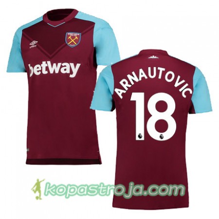 Billiga Fotbollströjor West Ham United ARNAUTOVIC Hemma tröja 2017/18 Kortärmad