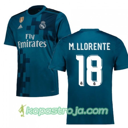 Billiga Fotbollströjor Real Madrid MARCOS LLORENTE 18 Tredje tröja 2017/18 Kortärmad