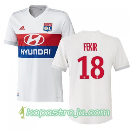 Billiga Fotbollströjor Olympique Lyonnais NABIL FEKIR 18 Hemma tröja 2017/18 Kortärmad