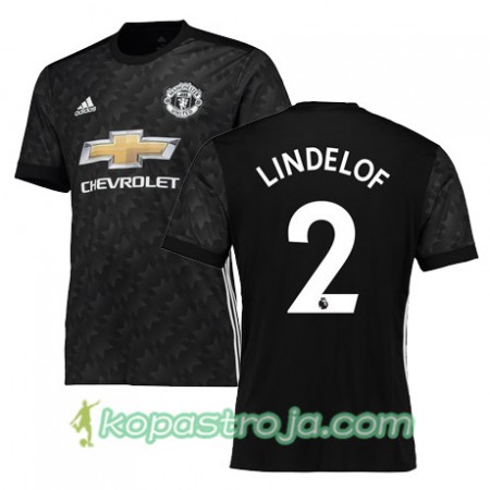 Billiga Fotbollströjor Manchester United LINDELOF 2 Borta tröja 2017/18 Kortärmad