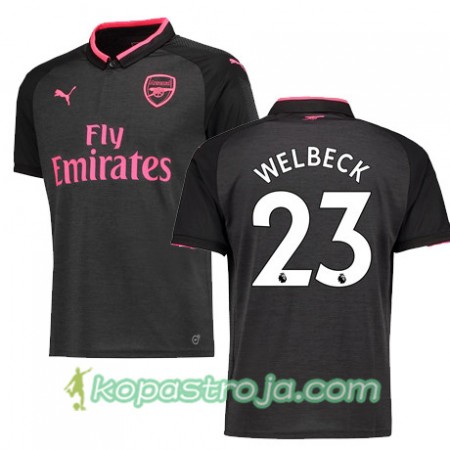 Billiga Fotbollströjor Arsenal WELBECK 23 Tredje tröja 2017/18 Kortärmad
