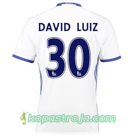 Billiga Fotbollströjor Chelsea DAVID LUIZ 30 Tredje tröja 2017/18 Kortärmad