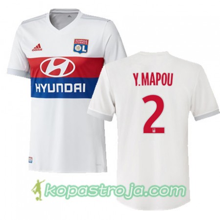 Billiga Fotbollströjor Olympique Lyonnais MAPOU YANGA MBIWA 2 Hemma tröja 2017/18 Kortärmad