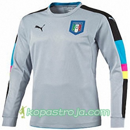 Billiga Fotbollströjor Italien Målvakt tröja Euro 2016 Långärmad