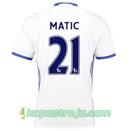 Billiga Fotbollströjor Chelsea MATIC 21 Tredje tröja 2017/18 Kortärmad