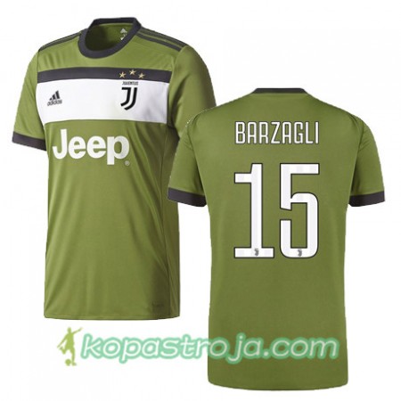 Billiga Fotbollströjor Juventus BARZAGLI 15 Tredje tröja 2017/18 Kortärmad