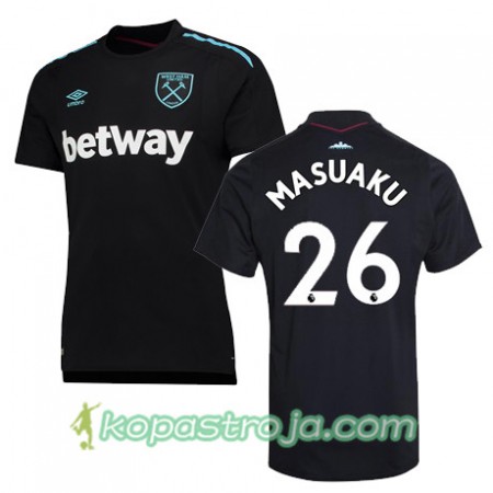 Billiga Fotbollströjor West Ham United MASUAKU Borta tröja 2017/18 Kortärmad