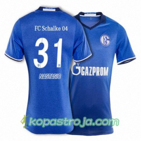 Billiga Fotbollströjor FC Schalke 04 NASTASIC 31 Hemma tröja 2017/18 Kortärmad