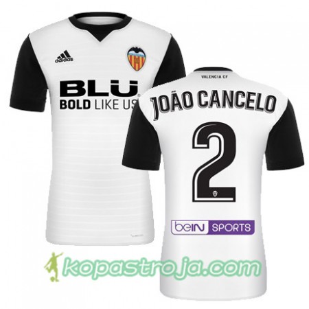 Billiga Fotbollströjor Valencia CF JOAO CANCELO Hemma tröja 2017/18 Kortärmad