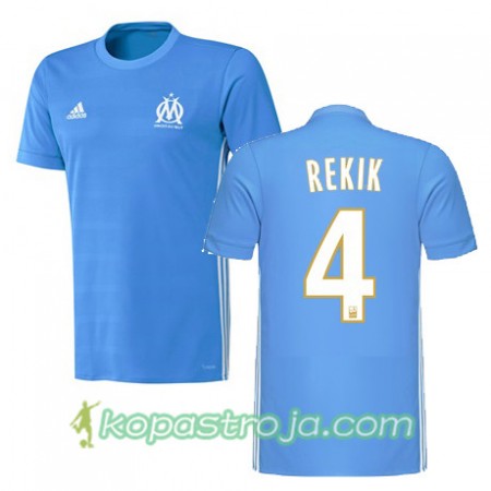 Billiga Fotbollströjor Olympique de Marseille KARIM REKIK 4 Borta tröja 2017/18 Kortärmad