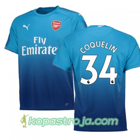 Billiga Fotbollströjor Arsenal COQUELIN 34 Borta tröja 2017/18 Kortärmad