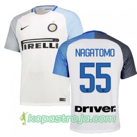 Billiga Fotbollströjor Inter NAGATOMO 55 Borta tröja 2017/18 Kortärmad