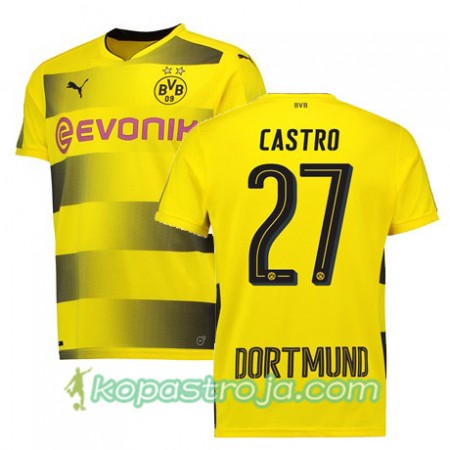 Billiga Fotbollströjor Borussia Dortmund CASTRO 27 Hemma tröja 2017/18 Kortärmad