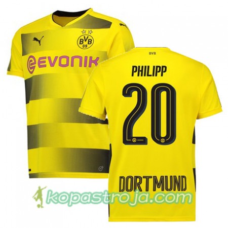 Billiga Fotbollströjor Borussia Dortmund PHILIPP 20 Hemma tröja 2017/18 Kortärmad