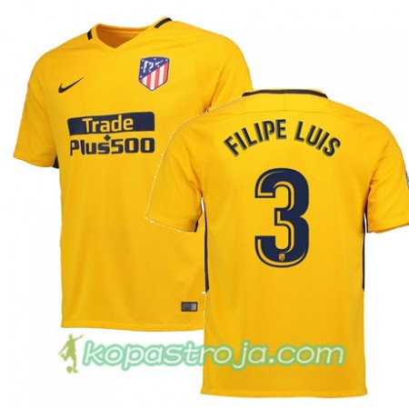 Billiga Fotbollströjor Atlético Madrid FILIPE LUIS 3 Borta tröja 2017/18 Kortärmad