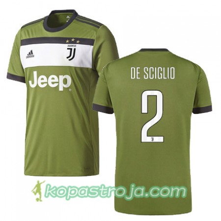Billiga Fotbollströjor Juventus DE SCIGLIO 2 Tredje tröja 2017/18 Kortärmad