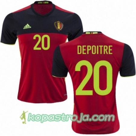 Billiga Fotbollströjor Belgien LAURENT DEPOITRE Hemma tröja Euro 2016