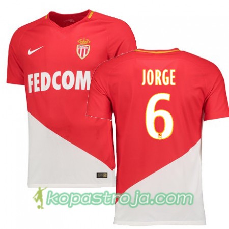 Billiga Fotbollströjor AS Monaco JORGE 6 Hemma tröja 2017/18 Kortärmad