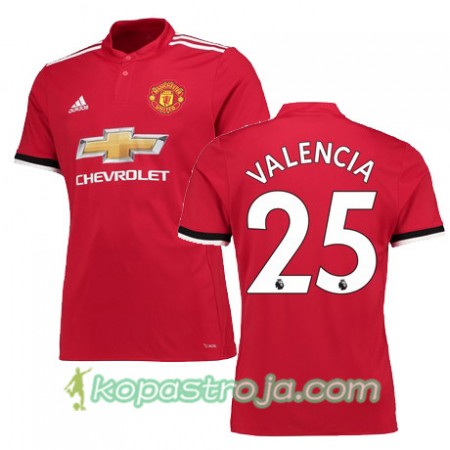 Billiga Fotbollströjor Manchester United VALENCIA 25 Hemma tröja 2017/18 Kortärmad