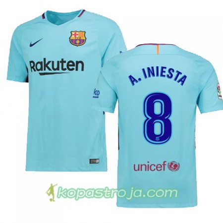 Billiga Fotbollströjor FC Barcelona A.INIESTA 8 Borta tröja 2017/18 Kortärmad
