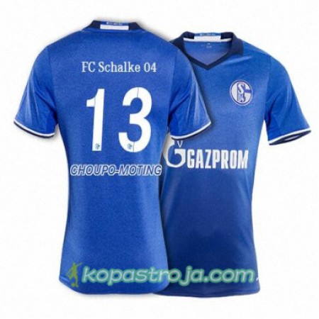 Billiga Fotbollströjor FC Schalke 04 CHOUPO MOTING 13 Hemma tröja 2017/18 Kortärmad