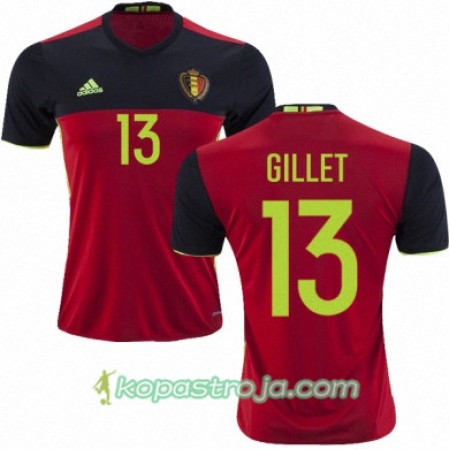 Billiga Fotbollströjor Belgien JEAN FRANCOIS GILLET Hemma tröja Euro 2016