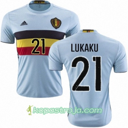 Billiga Fotbollströjor Belgien JORDAN LUKAKU Borta tröja Euro 2016